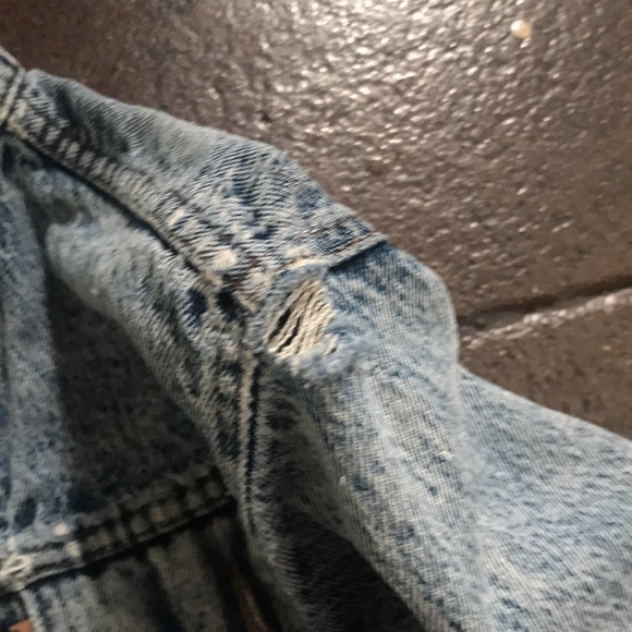 vintage orange tab Levi’s jean jacket xs - Picture 8 of 8